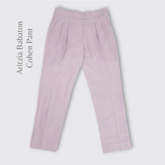 Babaton by Aritzia "Cohen" Pleated Elastic Waist Skinny Trouser- Size 0 - Picture 4 of 14
